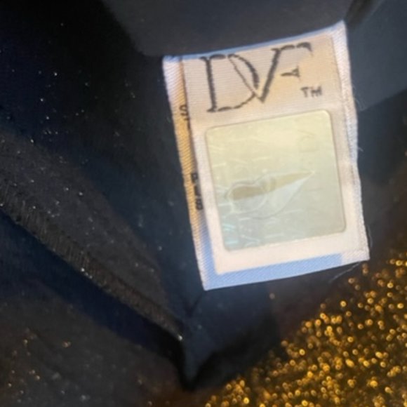 Diane von Furstenberg Metallic Sheath Mini Dress – Hadlie Two – Size 2 NWT - Picture 4 of 8